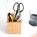 Tosnail 100% Bamboo Wood Desk Pen Pencil Holder Desk Organizer