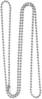 50pcs Nickel Plated Ball Chain Necklace, KinHom 24 Inches Long 2.4mm Bead Size