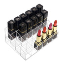 Benbilry Lipstick Holder, 40 Space Acrylic Lipstick Holder Organizer Case Display Rack，40 Slots (in a 8 x 5 Arrangement) Stand Cosmetic Makeup Organizer Lipstick, Brushes, Bottles More …