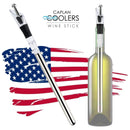Caplan Coolers: Wine Bottle Chiller Cooling Stick (with Pourer, Aerator, and Bottle Stopper)