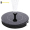 Flantor Solar Power Pump, Rose Bird bath Fountain Pump Brushless Pump for Garden and Patio Watering (Black) Quantity remaining