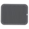 9“×12”Rectangular large silicone trivet Non slip trivet Jar opener Flexible Durable Large coaster Dishwasher Safe heat resistant mat (2 Pack black)