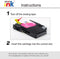 Starink Compatible Ink Cartridge Replacement for Brother LC3033 LC3033XXL Work for MFC-J995DW Printer BK/C/M/Y
