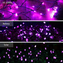 Brizled Purple Halloween Lights, 100 LED 33ft Halloween String Lights, 120V UL Certified Christmas Lights Connectable Mini Light for Indoor&Outdoor, Halloween, Christmas, Party and Holiday Decoration