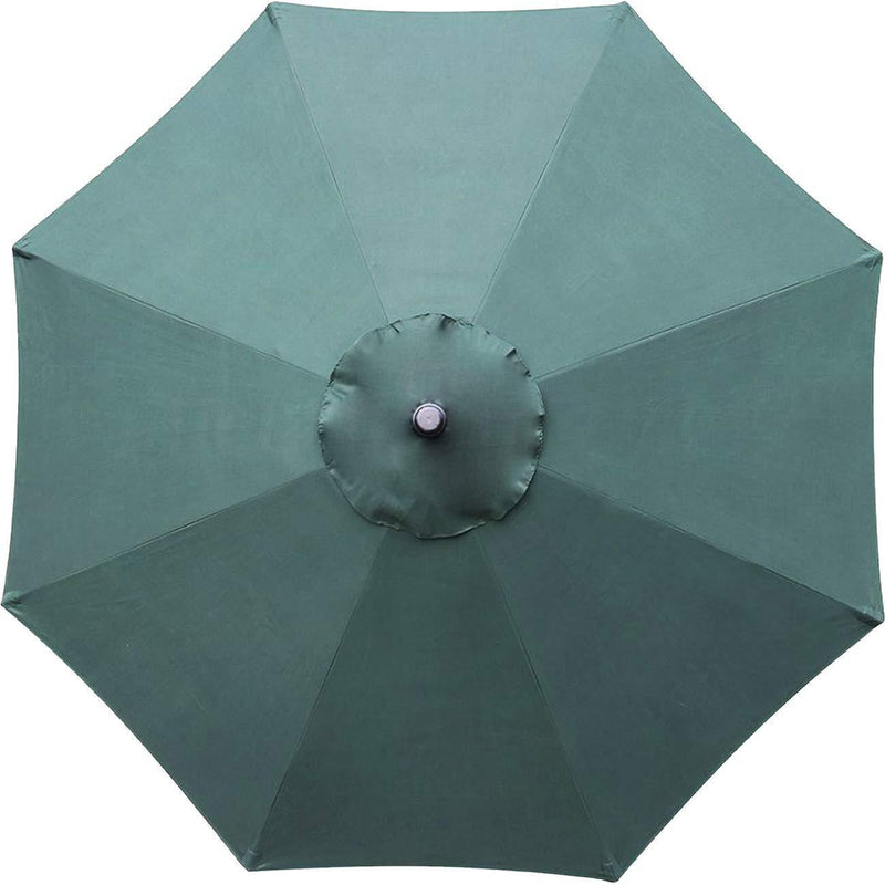 Sunnyglade 9ft Patio Umbrella Replacement Canopy Market Umbrella Top Outdoor Umbrella Canopy with 8 Ribs (Black and White)