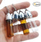 Glass Bottle with Snuff Spoon 57MM Height with Free fu(4Pack)