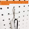 Pegboard Hooks Assortment with Pegboard Bins, Peg Locks, for Organizing Tools, 80 Piece by FRIMOONY