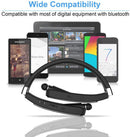 Wireless Bluetooth Headset, EGRD Foldable Retractable Neckband Headphones-[30 Hrs Playtime] Compatible Xs MAX/ 8/7 Plus Samsung Galaxy S9 Note 8 Cellphones