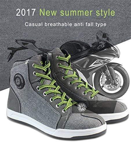 Motorcycle Shoes Men Streetbike Casual Accessories Breathable Protective Gear Powersport Anti-slip Footwear 8 One Year Warranty