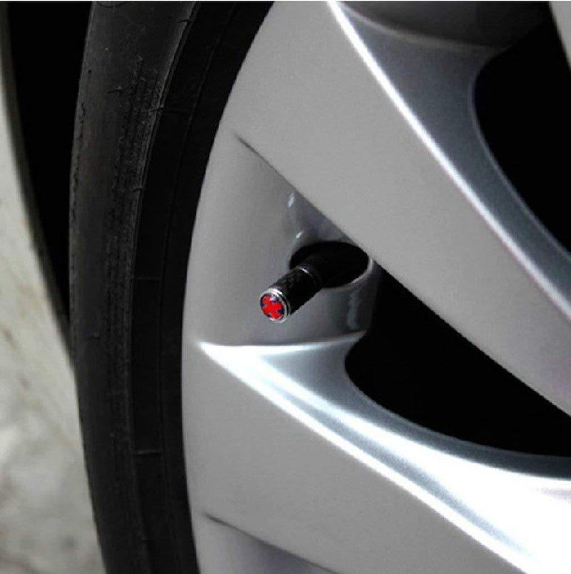 Harvard kid DIY Auto Parts Carbon Fiber Metal Wheel Tires Air Valve Stems Caps for GT-R, GTR 35, R32, R33, R34