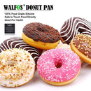 WALFOS 3 Pack Food Grade Silicone Donut Pan Molds,Non-Stick Safe Baking Pans for Full Size Perfect Shaped Doughnuts-Cake Biscuit Bagels -BPA Free,Dishwasher, Oven, Microwave, Freezer Safe