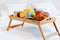 Bed Tray Table with Folding Legs,Serving Breakfast in Bed or Use As a TV Table, Laptop Computer Tray, Snack Tray with Moso Natural Bamboo by Artmeer