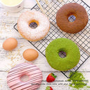 WALFOS 3 Pack Food Grade Silicone Donut Pan Molds,Non-Stick Safe Baking Pans for Full Size Perfect Shaped Doughnuts-Cake Biscuit Bagels -BPA Free,Dishwasher, Oven, Microwave, Freezer Safe