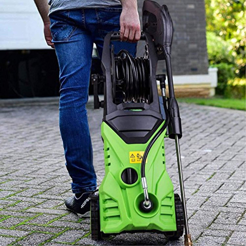 ncient NIS4600 High Pressure Power Washer 3000 PSI Electric Pressure Washer,1800W Rolling Wheels High Pressure Professional Washer Cleaner Machine+ (5) Nozzle Adapter (3000 PSI - New Model)