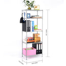 Rackaphile 5-Tier Classic Wire Storage Rack Organizer Kitchen Shelving Unit, Silver Grey