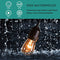2 Pack 48FT Outdoor String Lights Commercial Great Weatherproof Strand - Dimmable Edison Vintage Bulbs 15 Hanging Sockets, UL Listed Heavy-Duty