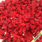 CODE FLORIST 2200 PCS Dark-Red Silk Rose Petals Wedding Flower Decoration