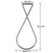 ATLIN Ceiling Hooks (100 Pack) - Drop Ceiling Clips Great for Wedding Decorations and Classroom Decorations - T-Bar Clip fits Drop Ceilings, Suspended Ceilings, Tile Ceiling, and Grid Ceiling