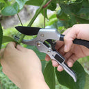 Pruning Shears, 8 inch Professional Hand Pruners Garden Clippers with SK-5 Sharp Steel Blade,Sharp Anvil Pruner with Safety Lock, Less Effort