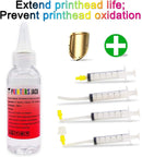 Printhead Cleaner for Inkjet Printers Brother HP Officejet 8610 8600 8620 6600 5520 6500 6700 Canon Pro 10 Pro 100 MX922 Brother MG7120 MG6320, Liquid Printers Head Cleaning Kit Solution 100ml / 3.4oz