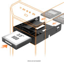 ICY DOCK 5.25” Ext. Bay to 3.5” HDD/Device Bay + Ultra Slim ODD Bay Mounting Kit Bracket - Flex-FIT Duo MB343SPO