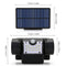 Hallomall Outdoor Solar Wall Lights, Motion Sensor Detector, No Battery Required, No Dim Light Mode, 3 Pack