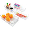 mDesign Kitchen, Pantry, Refrigerator, Freezer Storage Organizer Bins - Set of 4, Clear