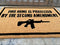 Freedom & Company - Second Amendment Doormat 100% All Natural Fibers Coir -Eco-friendly