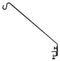 Gray Bunny GB-6819 Heavy Duty Deck Hook, 37 Inch Pole, 2 Inch Non-Slip Clamp, with 360 Degree Swivel, for Bird Feeders, Planters, Suet Baskets, Lanterns, Wind Chimes and More