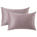 Bedsure Standard Pillowcase Set of 2 Pillowcase Covers Flannel Pillowcases Grey Pillowcase Sham