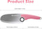 POENSCAE Chef Knife,Kitchen Knife 5.8 Inch,German Stainless Steel Knife with Sharpener,Unique Anti-Slip Hole Design