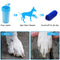 FOCUSPET Portable Dog Paw Cleaner, 9 Inch Large High Soft Silicone Pet Foot Washing Cleaning Brush Cup with 11.8 x 11.8 inch Towel