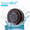 SoundBot SB517FM IPX7 Water-Proof Bluetooth Speaker with FM Radio (Red/Black)