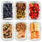 [6-Pack, 28oz] Glass Meal Prep Containers - Glass Food Storage Containers - Great for Lunch Portion Control and Food Prep - Glass Storage Containers with BPA-Free Locking Lids - Elacra