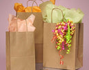 Green Direct Reusable Brown Paper Shopping Bags - Grocery Bags Pack of 50
