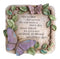 Evergreen Garden Those We Love Don’t Go Away Polystone Memorial Stepping Stone - 10”W x 1”D x 10”H