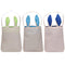 5 Pack Easter Bunny Bags Easter Gift Bag Easter Bunny Ear Basket Jute Cotton Cloth Tote Bag for Eggs Hunting