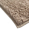 Sunnyglade Bathroom Contour Rugs Combo, Set of 2 Chenille Fabric Microfiber Soft Shaggy Non Slip 21" X 34" Bath Shower Mat and 20" X 20" U-shaped Toilet Floor Rug Bathroom Carpet