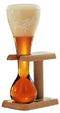 Pauwel Kwak Belgian Beer Glass with Wooden Stand 0.3L - Set of 2