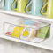 mDesign Stackable Plastic Tea Bag Holder Storage Bin Box for Kitchen Cabinets, Countertops, Pantry - Organizer Holds Beverage Bags, Cups, Pods, Packets, Condiment Accessories - Clear