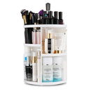 Jerrybox Makeup Organizer Adjustable Professional Makeup Organizer, Compact Size with Large Capacity, Fits Different Types of Cosmetics and Accessories Square (Transparent)
