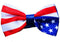 American Flag Bow Tie - Handmade Dog or Cat Handcrafted Bow Tie Including Collar