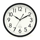 DreamSky 10 inches Silent Non-Ticking Quartz Wall Clock Decorative Indoor Kitchen Clock,3D Numbers Display,Battery Operated Wall Clocks