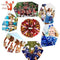 4Pcs Metallic Cheerleading Pom Poms for Kids, Creatiee 2 Pair Cheerleader Cheering Squad Pompoms for Boy Girl School Sports Games Team Spirit Cheer