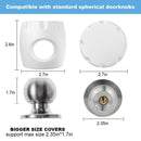 Door Knob Safety Cover, Child Proof Door Knob Covers, Baby Safety Doorknob Handle Cover Lockable Design. (4Pack)