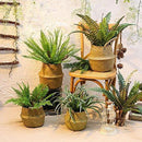 Welcare Natural Woven Seagrass Tote Belly Basket for Storage, Laundry, Picnic, Plant Pot Cover, and Beach Bag (Natrual)