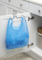 mDesign Over-The-Cabinet Plastic Bag Storage and Grocery Bag Holder, Kitchen Storage - Chrome