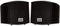 Acoustic Audio AA321B Mountable Indoor Speakers 400 Watts Black Bookshelf Pair