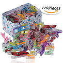 RAGNAROS Multipurpose Sewing Clips For Quilting Crafting With Tin Box Assorted Colors 110 Pack 2 Size100 Small 10 Large