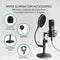 USB Streaming Podcast PC Microphone, SUDOTACK Professional 96KHZ/24Bit Studio Cardioid Condenser Mic Kit with Sound Card Desktop Stand Shock Mount Pop Filter, for Skype Youtuber Gaming Recording